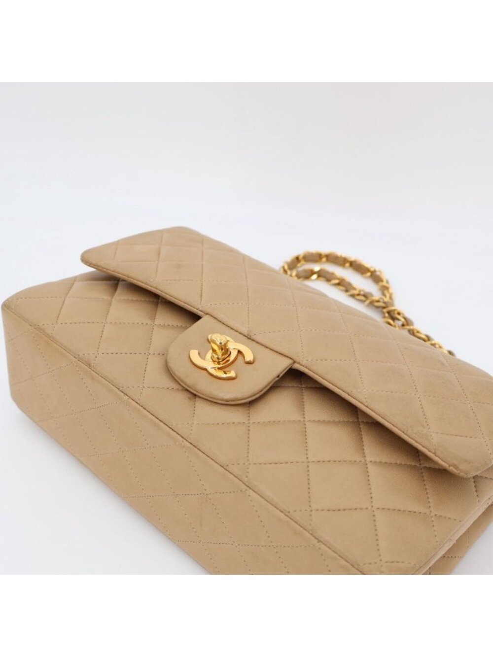 Chanel Quilted 25 Lambskin Double Flap Chain - Picture 6 of 12